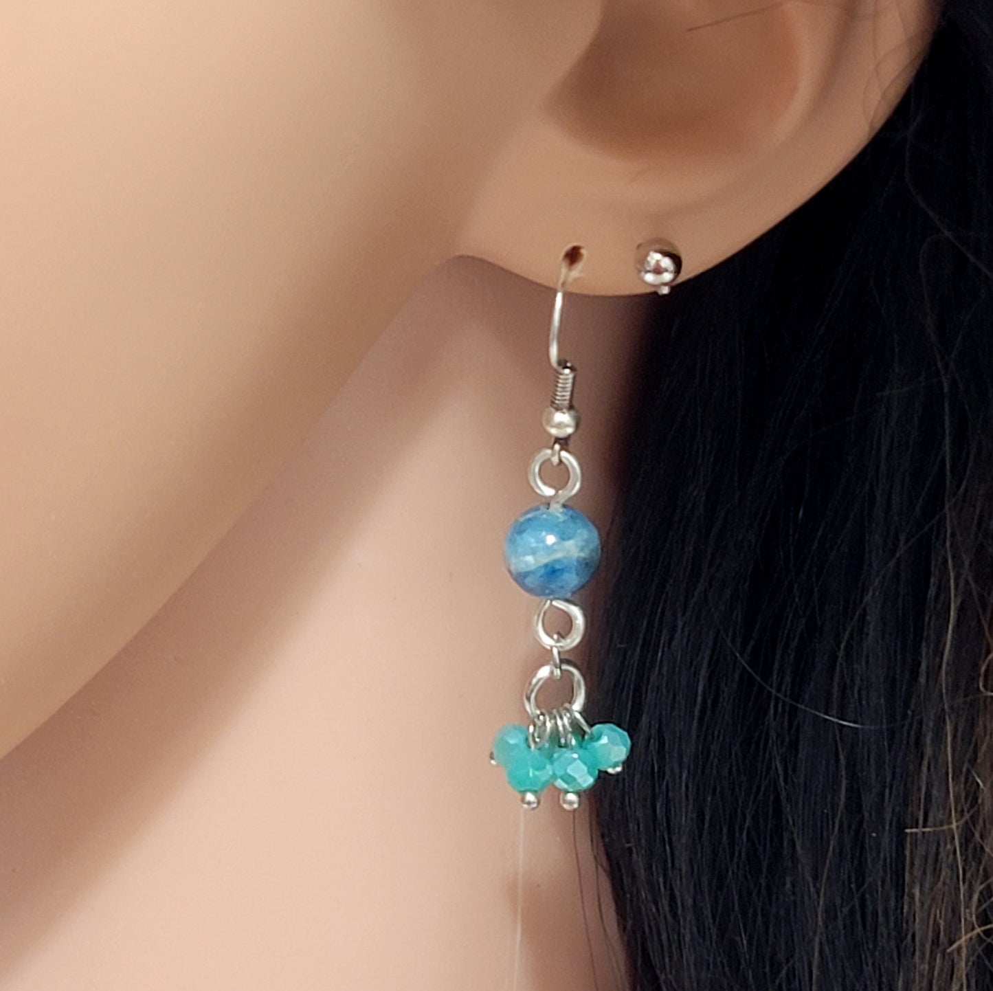 Larimer Jasper Bead Earrings 21E0126