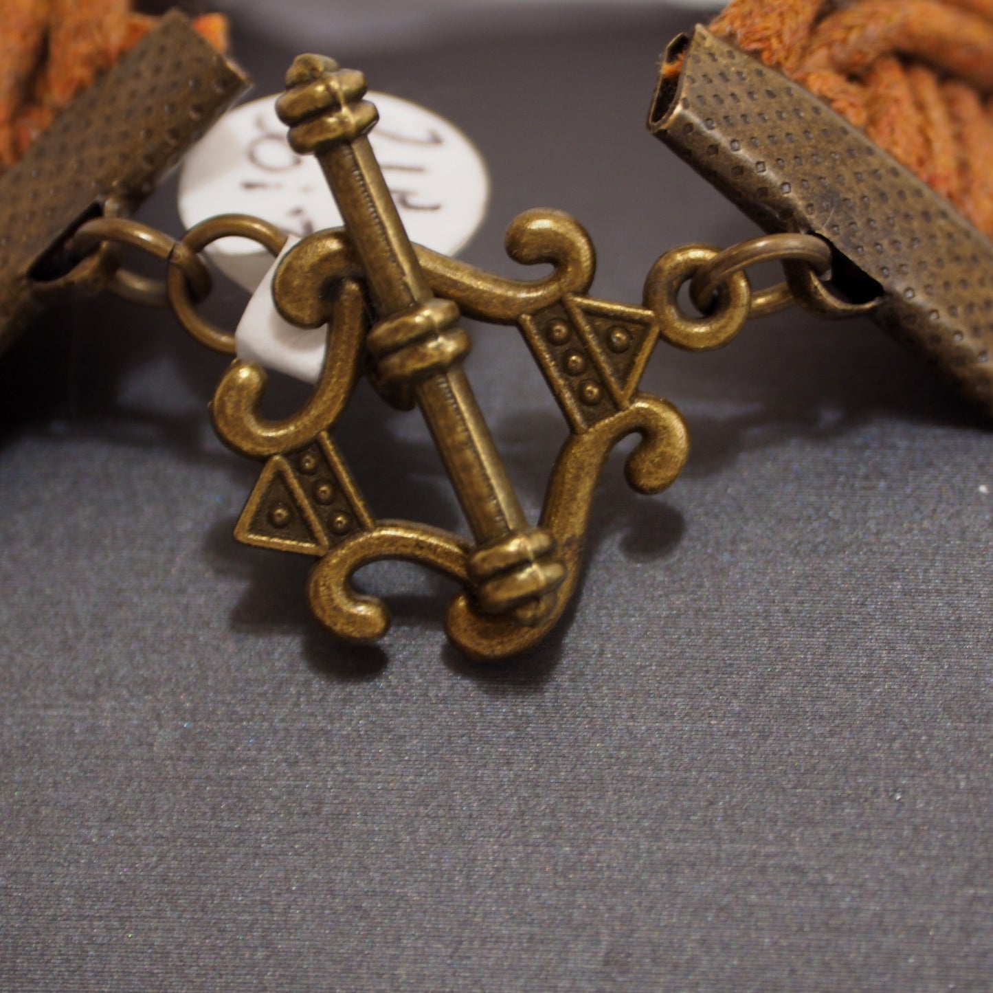 Tan Leather Braided Bracelet B210017