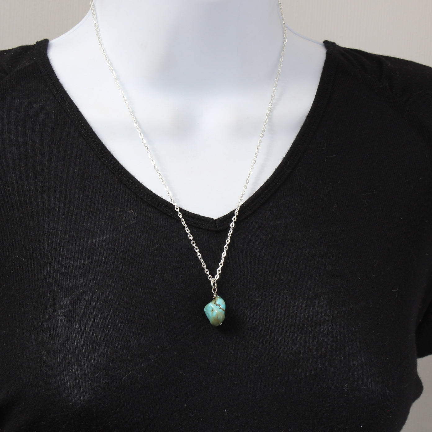 Turquoise Nugget Necklace N210117