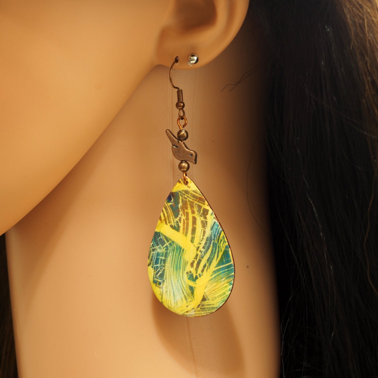 Perching Bird Earrings E220196