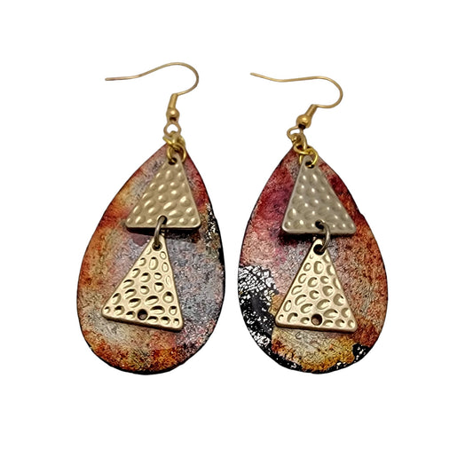 Duo Triangle Earrings E220126