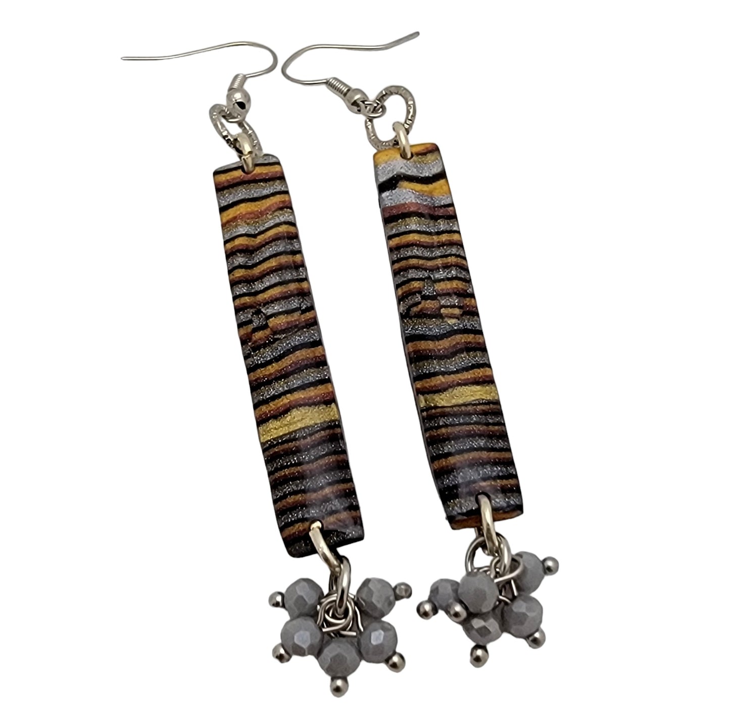 Striped Bar Earrings E220181