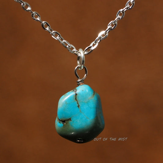 Turquoise Nugget Necklace N210117