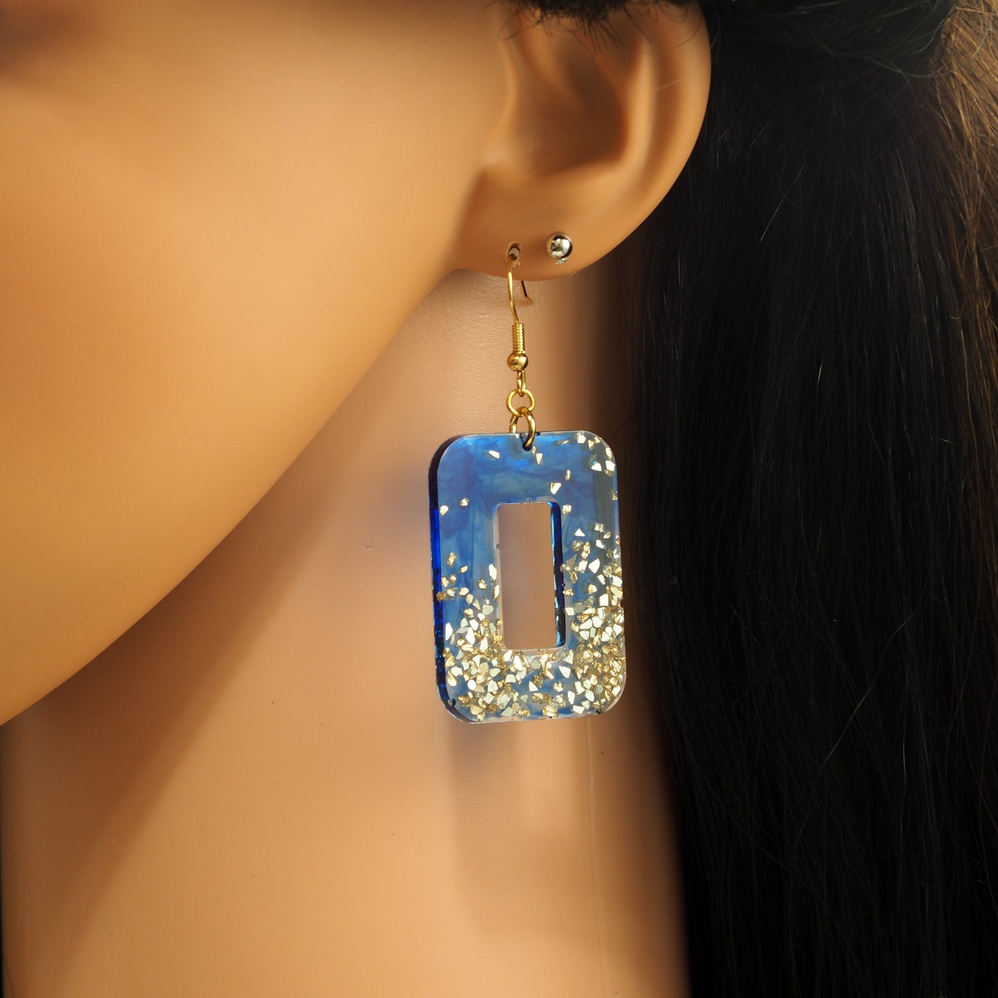 Blue Sparkle Earrings E220204