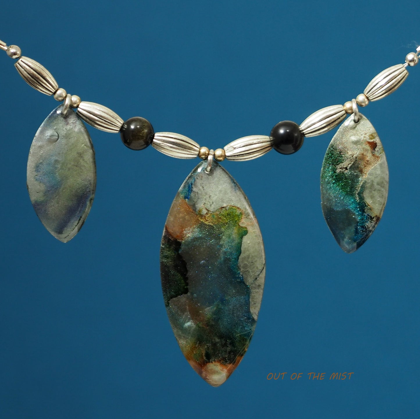 Beaded Water Color Necklace N220246