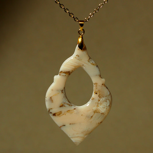 Faux Marble Necklace Set S220008