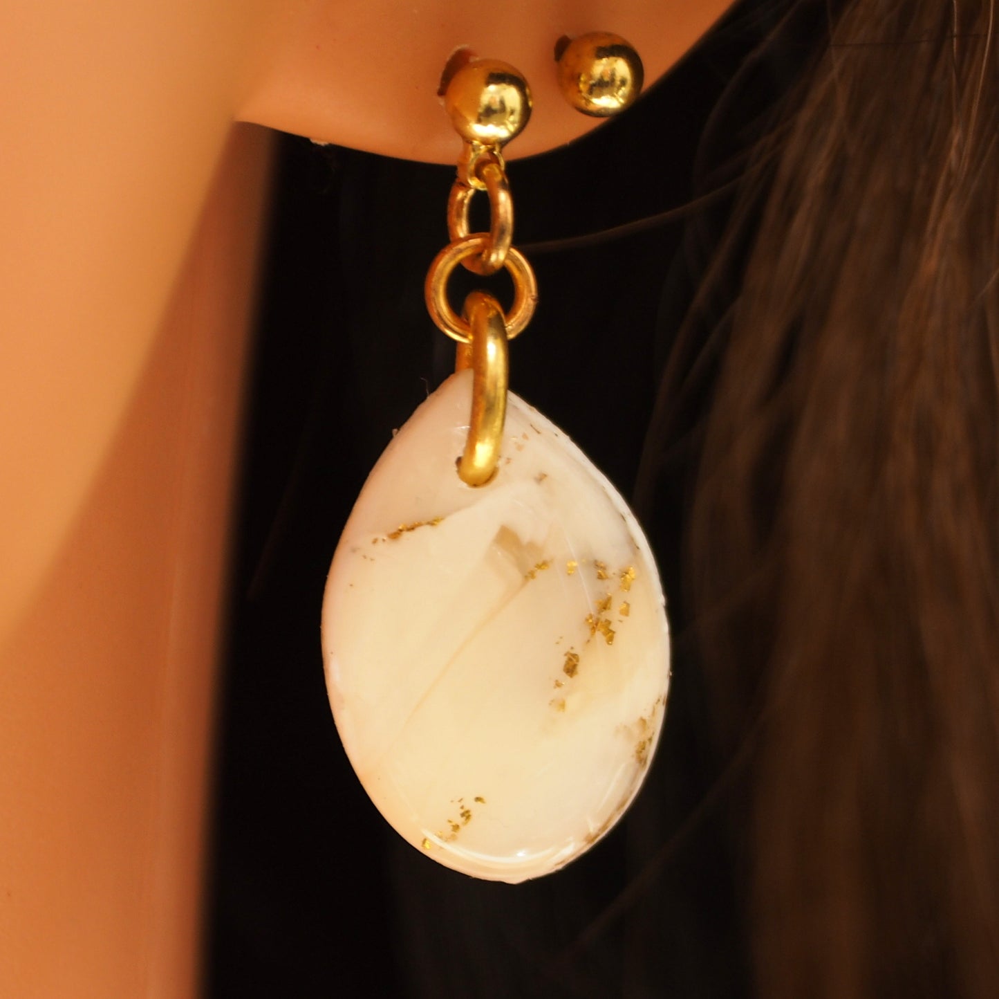 Faux Marble Necklace Set S220008
